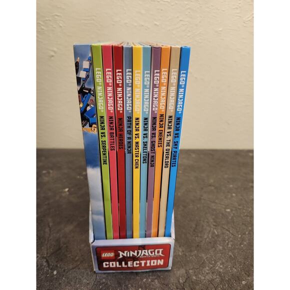 Lego Ninjago Master of Spinjitzu Collection 10 Book Set Missing Minifig - Picture 2 of 5